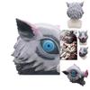Stunning Demon Slayer Kimetsu No Yaiba Hashibira Inosuke Latex Mask For Cosplay Events