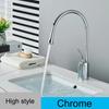 Modern Basin Faucet Brushed Gold Black Silver Faucet Deck Mounted 360 Rotation Basin Sink Tap Mixer Hot & Cold Brass Tap
