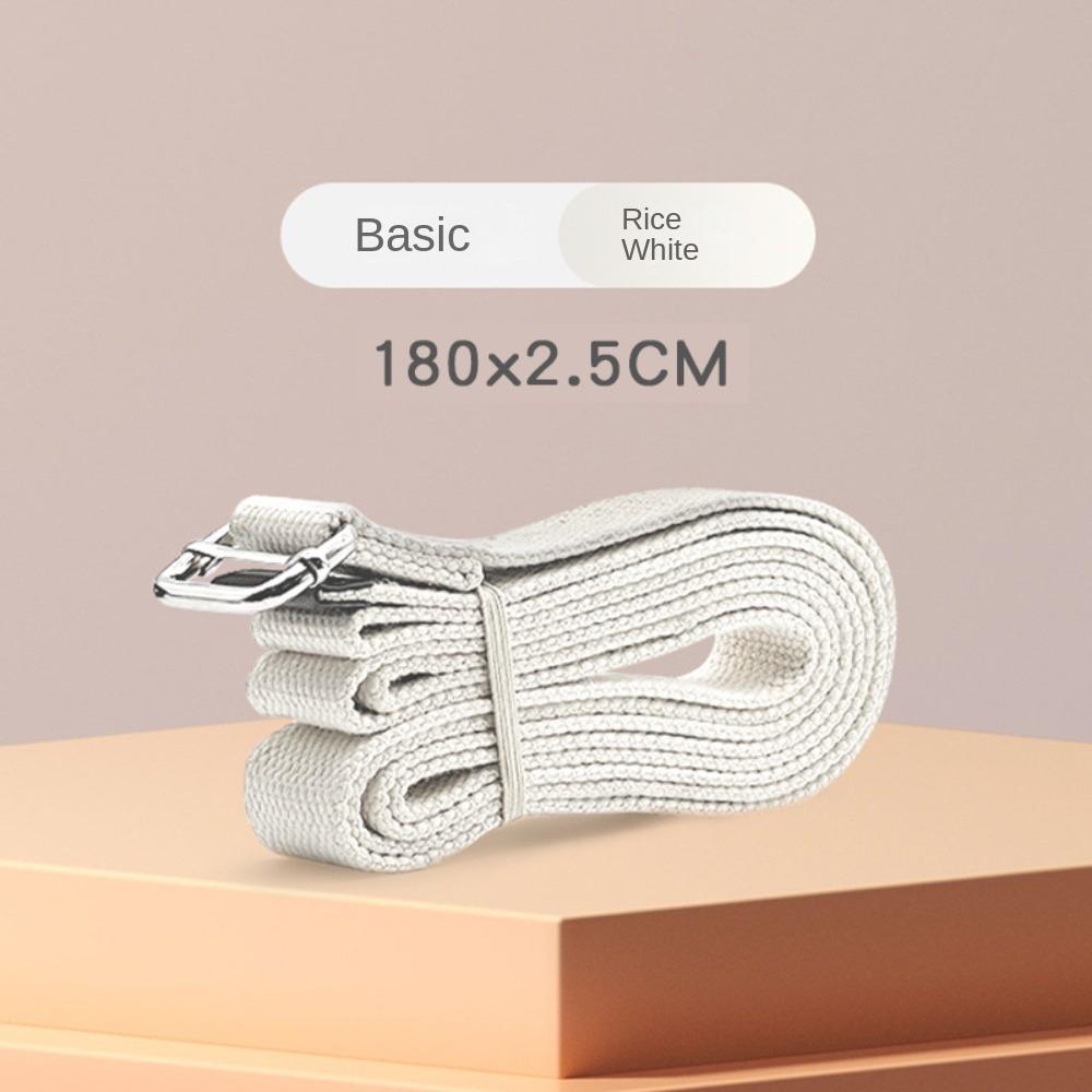 

Stretching Tension Yoga Belt Practical Cotton Belt New Yoga Fitness Belts белый