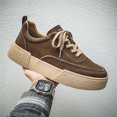 2024 Handmade Leather Casual Men Shoes Design Sneakers Men Comfortable Leather Shoes Men Loafers Hot Sale Moccasins Driving Shoe