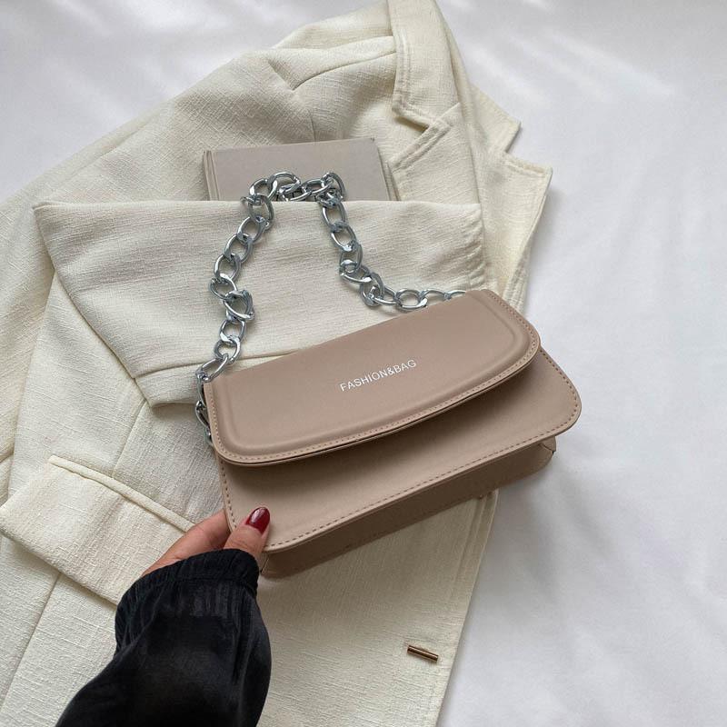 Unique Women s Retro Small Square Handbag Versatile Minimalist Pu Shoulder Bag Design хаки