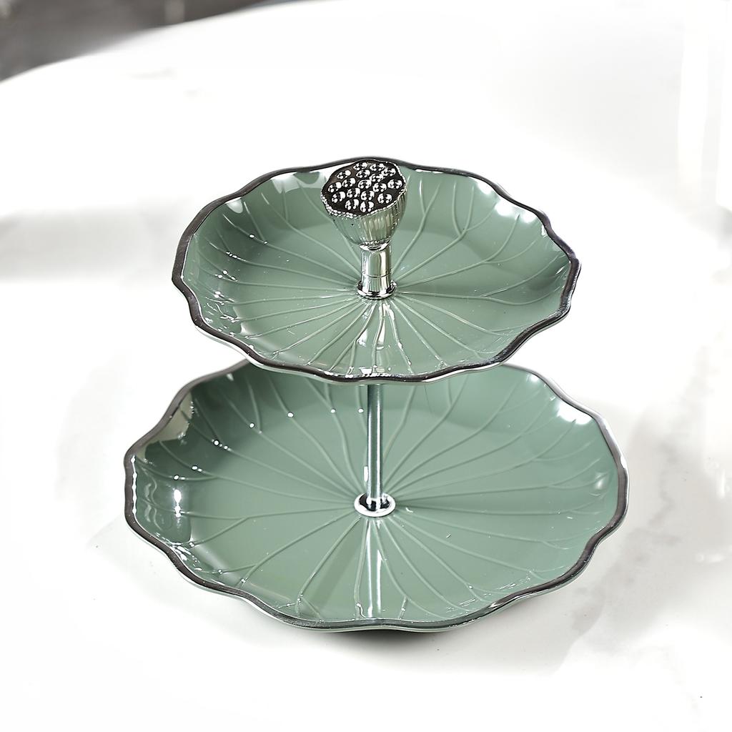 Lux Ușor High-end Platou de Fructe Decorațiuni pentru Măsuța de Cafea din Camera de Zi de Acasă Platou pentru Bomboane pentru Recepție Platou de Fructe Multistrat Platou pentru Gustări