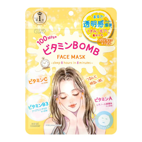 

Маска для лица Clear Turn Vitamin BOMB Face Pack 7 шт.