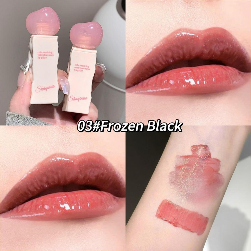 Mirror Gloss Lip SHAQINUO Hydrating, Long-Lasting Color with Luminous Mirror Finish for Glossy and Vibrant Lips All-Day Wear