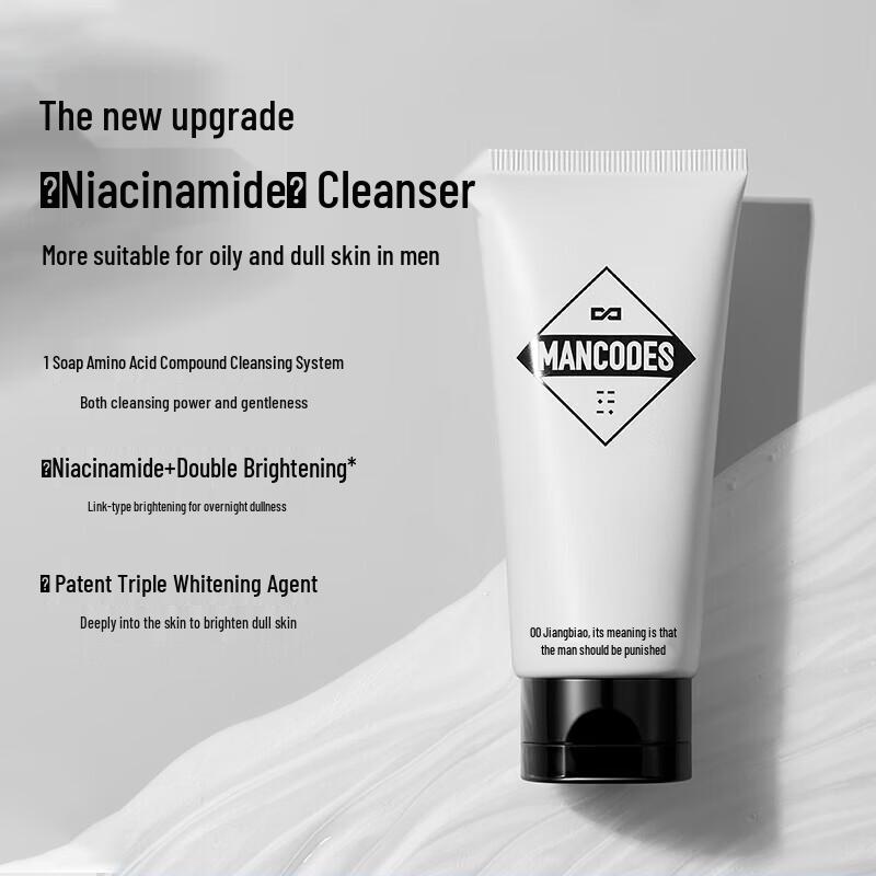 Men s Niacinamide Brightening Facial Cleanser