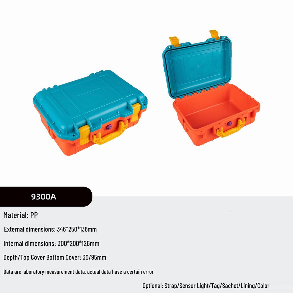 Multi-Size Explosion-Proof, Waterproof, Shockproof Plastic Tool Case with Optional Lining