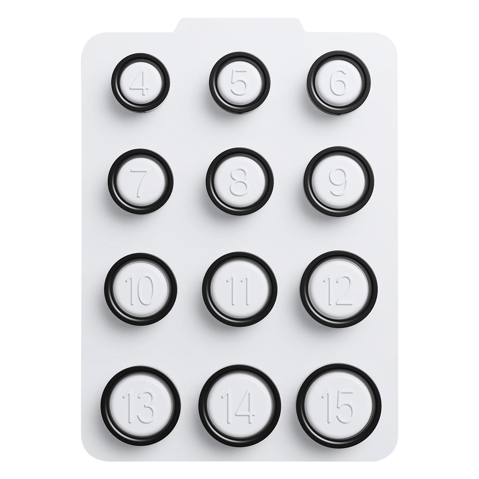 

Ring 4 Sizing Kit, Compatible With -ra Ring4, Finger Measuring Tool, Smart Ring Find Your Before You Buy Ring, Size 4 To 1 - Black One Size чёрный