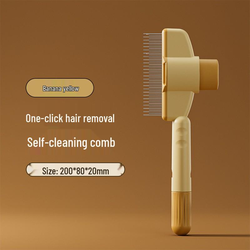Pet Grooming Needle Comb for Cats and Dogs - De-Shedding, Brushing, and Massage Tool for Long-Haired Breeds