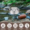 1/1.5L Camping Kettle with Anti Scald Handle Stainless Steel Portable Outdoor Camp Tea Coffee Pot for Travel Outdoor Activity