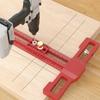 Multi-Functional Sliding Square Ruler Layout Tool with Block, Accurate,