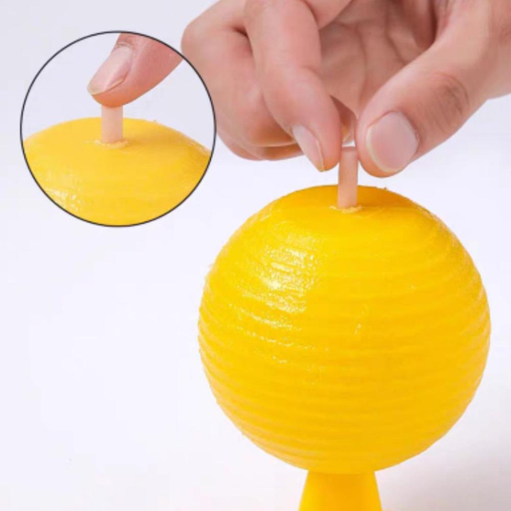 2-6PCS Fruit Fly Trap Catcher Sticky Sphere Citrus Needle Wasp Yellow Green Mosquito Ball Trap Bug Trap For Citrus Fruit Fly