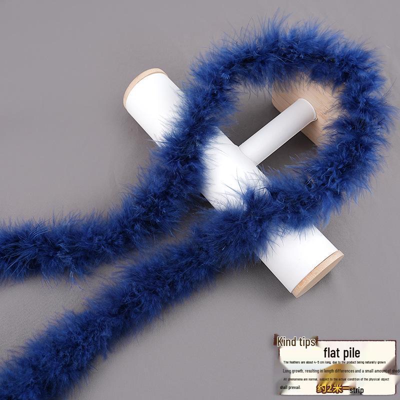 Colorful Turkey Feather Strips for DIY Crafts and Christmas Decorations