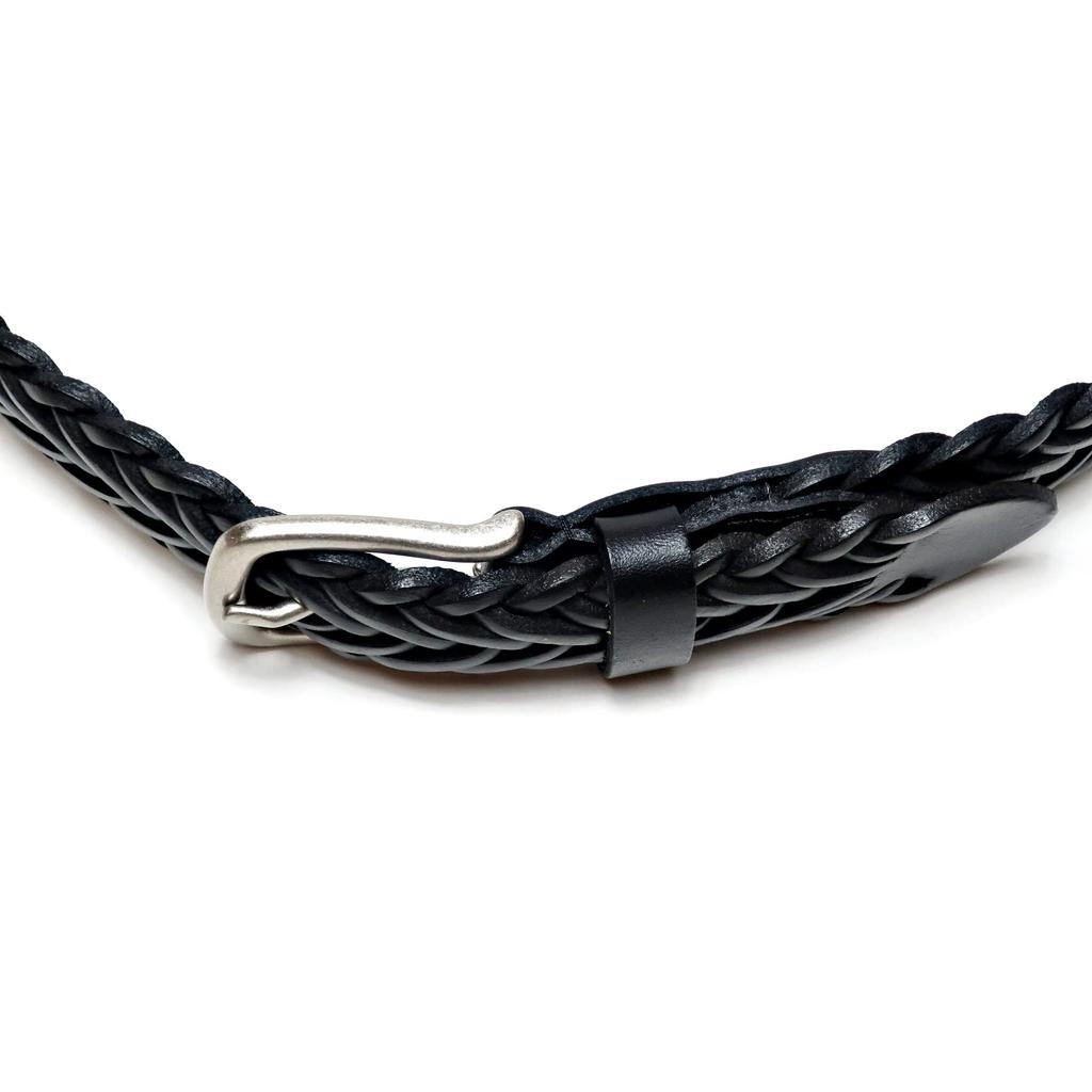 KIETH Stubborn Mesh Italian 105cm Fixed 30mm Made in Japan Mr. ST-02BK Belt, Leather, Black, Length, Width,