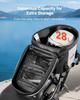 Motorcycle Tail Bag, 28 L Motorcycle Rear Seat Bag with Waterproof Fabric, Outdoor Sports Motorbike Luggage Storage Trunk Handbag with Pocket &