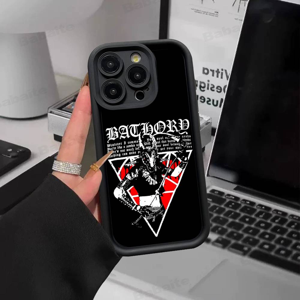 Bathory Quorthon Band Singer Phone Case For IPhone 11 12 13 16 15 17 14 Pro Max Soft Funda Silicone Cover