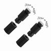 22mm 7/8inch Motorcycle Handlebar End Slider Plug   for Racing ATV Offroad Black