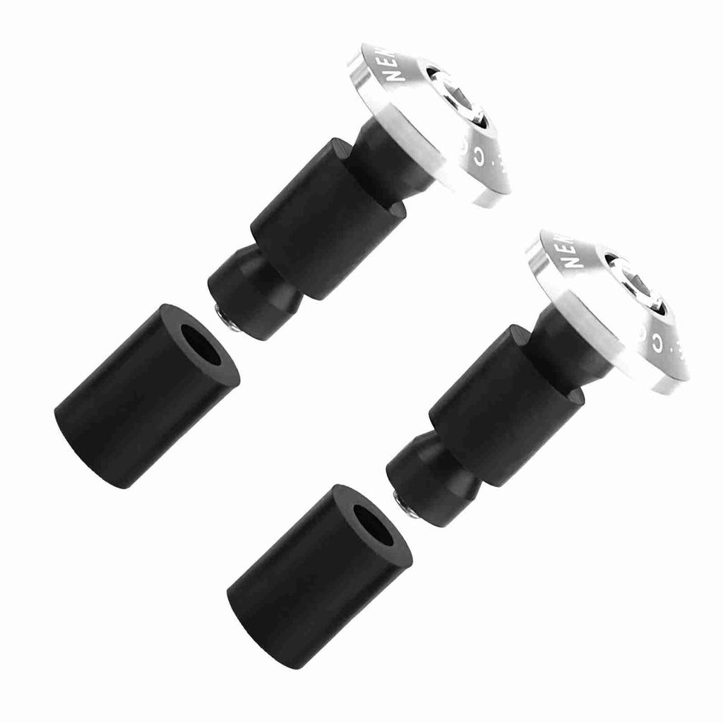 22mm 7/8inch Motorcycle Handlebar End Slider Plug for Racing ATV Offroad Black