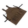 Woodworking Shop Apron Large Capacity Pocket Adjustment Shoulder Straps Waxed Apron for Carpentry Electrician