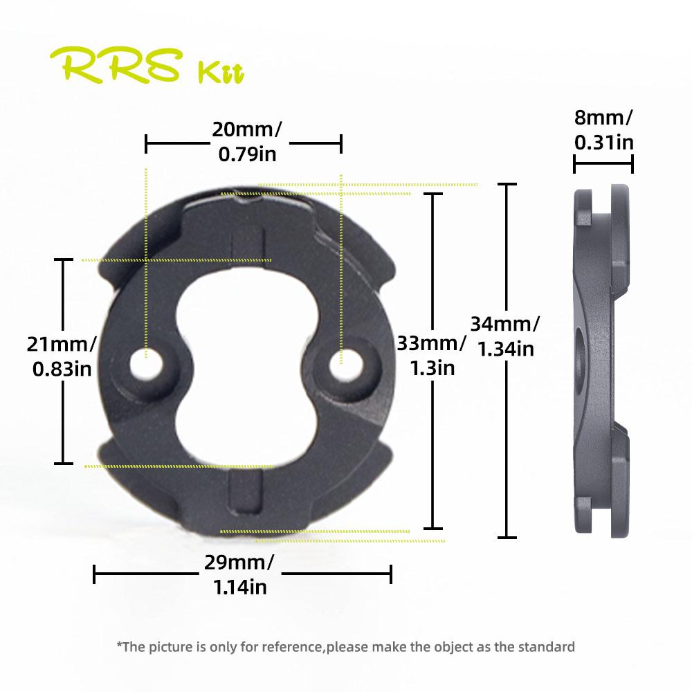 Rrskit Bicycle Aluminum Repair Parts Bicycle Computer Desk Speedometer Base Repair Parts For Garmin 1050 1