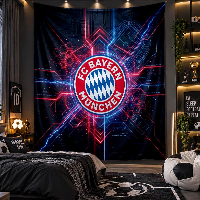 Arazzo da Appendere alla Parete Tessuto con Stampa del Bayern Monaco per Soggiorno Camera da Letto Decorazione per la Casa