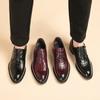 First Layer Cowhide New British Genuine Leather Handmade Carving Brogue Leather Shoes Men's Business Formal Derby Shoes
