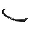 Front Bumper Lip Spoiler Splitter Replacement for S4 Gloss Black Bumper Lip Spoiler Body Kit with Screws Sporty Appearance