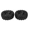 2pcs 82mm RC Rubber Wheel Tire Tyre for 1 16 Remote Control Racing Car Buggy Truck