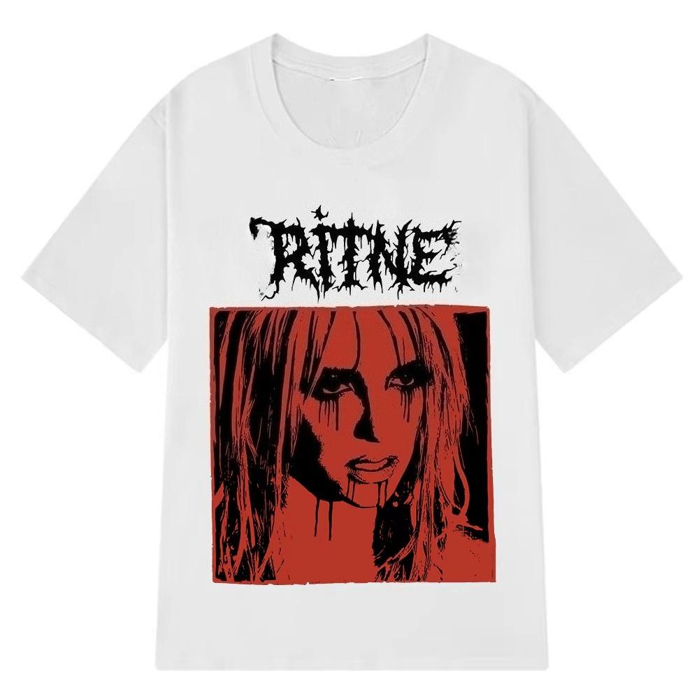 2025 Nou Tricou Casual de Vară cu Mânecă Scurtă Imprimeu Bumbac Croială Normală Gât Rotund Respirabil Larg Unisex Bărbați Femei Îmbrăcăminte