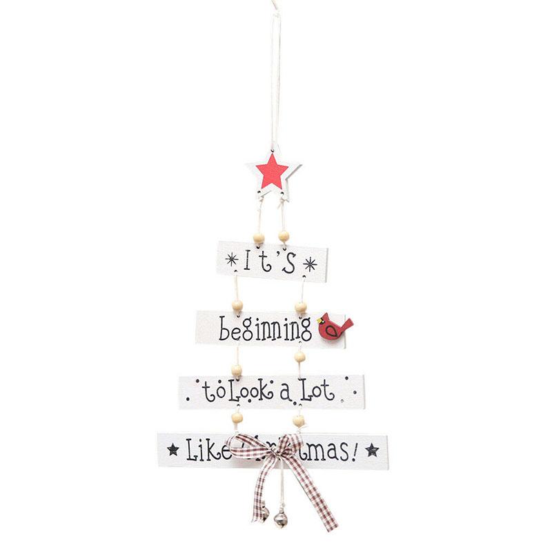 

Tree Decorations Christmas Ornament Patterned Hanging Accessories Supplies белый