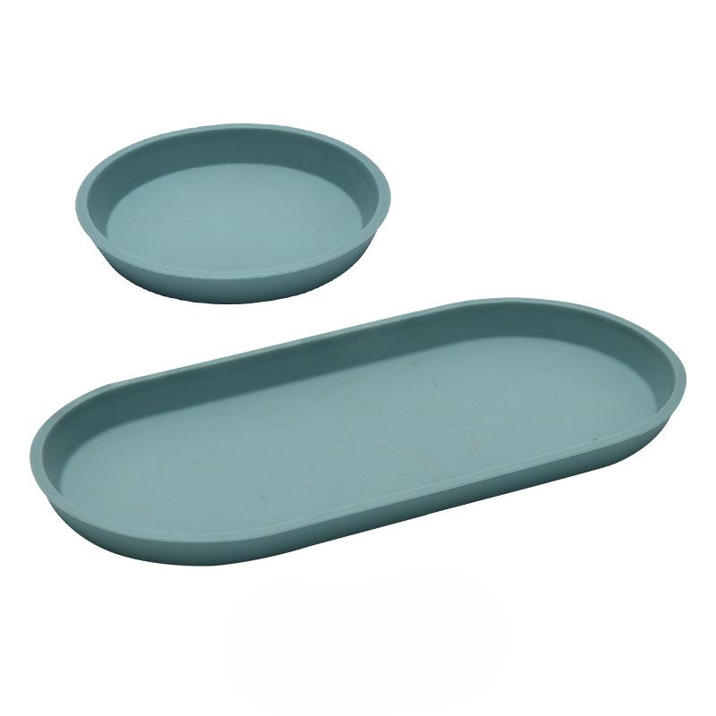 

Силиконовый органайзер для хранения для ванной, кухни, гостиной, туалетного столика, ключей, косметики и колец зелёный