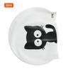2pcs Unisex Cartoon Pattern Silicone Swimming Cap for Children(Cat)