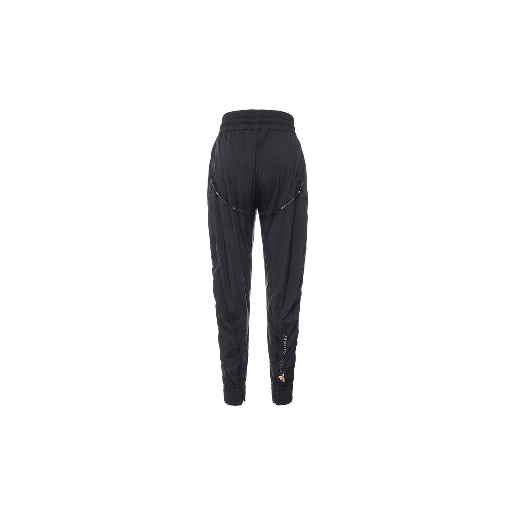 Adidas Solid Color Print Logo Casual Sports Pants Women Bottoms Black FU3985