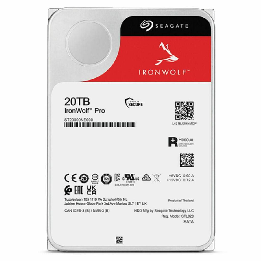 Seagate IronWolf Pro ST20000NT001 internal hard drive 20 TB
