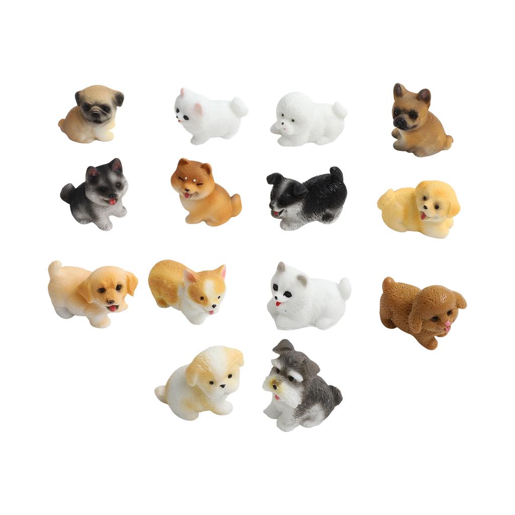 Fairy Garden Decor As Picture Miniature Dog Figure Attention To Detail Home Decor Collection For Bonsai Arrangement