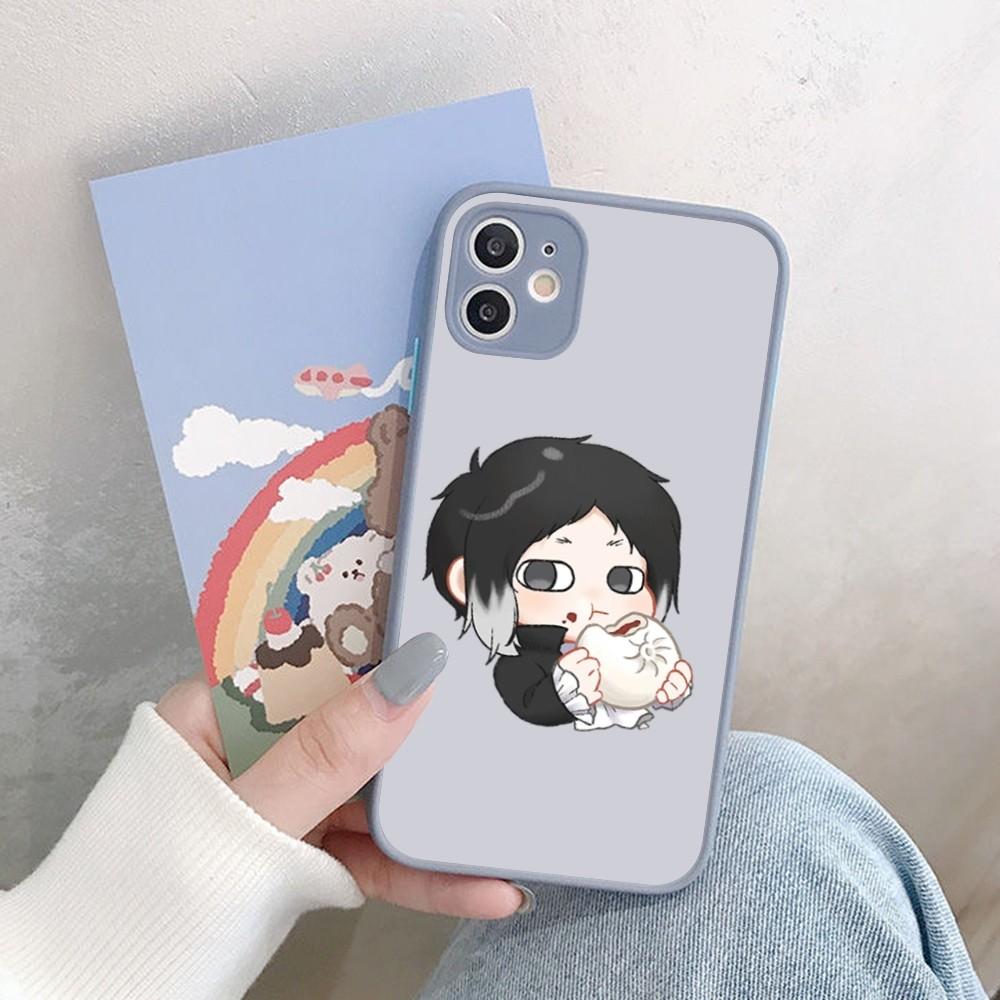 Anime Bungou Stray Dogs Phone Case for iPhone 14 11 12 13 Mini Pro Max 8 7 Plus X XR XS MAX Translucent Matte Cover