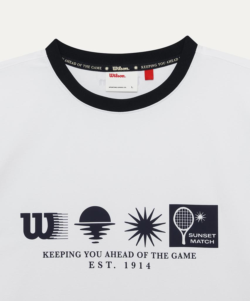Wilseun Sunset Match Summer Lash Ringer T-Shirt (2 Colors)