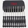 12 Pcs/Set Specialized Small Carburetor Screwdriver And Brush Adjustment Tool Single D Double D Hexagon Hex Socket Kit Set