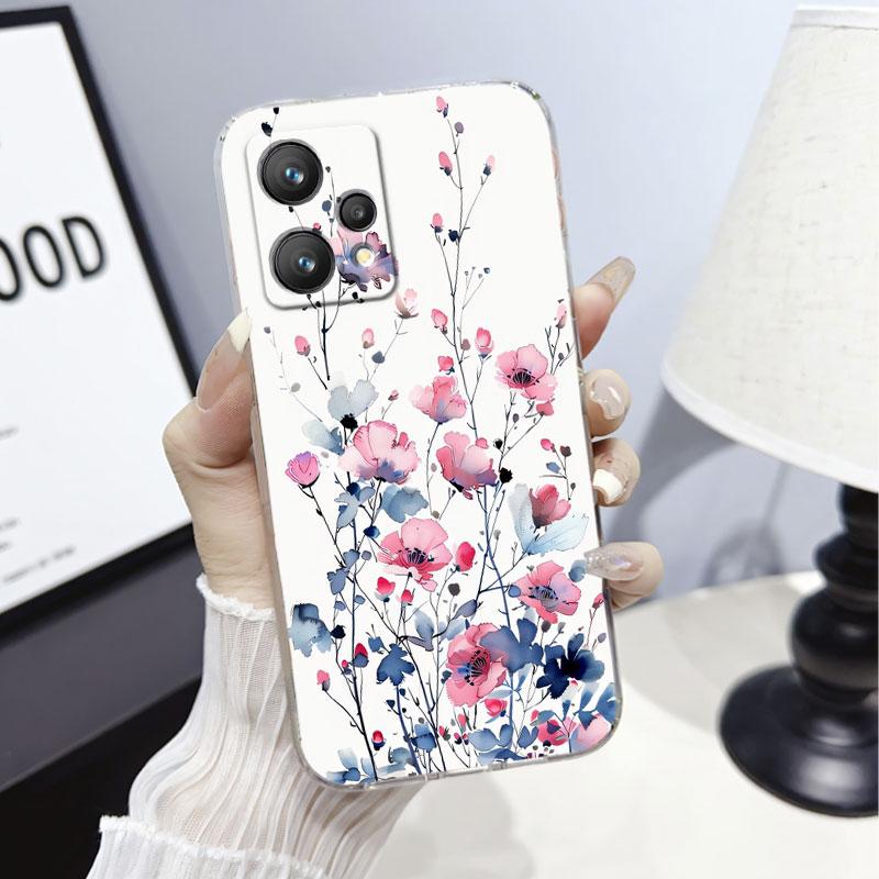 For Realme Narzo 50A N55 50A Prime 30A 50 4G Case Cover For Narzo 30 5G Marble Clear Soft Silicone Phone Case Fundas Cat Capa