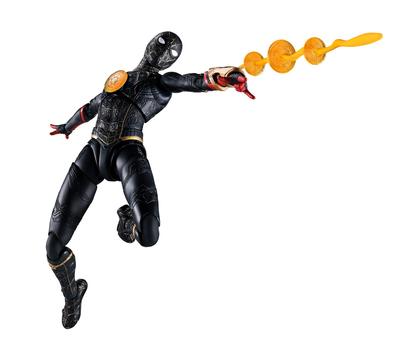 TAMASHII NATIONS First Gold No Way 150mm bemalte bewegliche Figur [Hersteller-Bonus enthalten] S.H.Figuarts Spider-Man [Schwarz & Anzug] (Spider Man