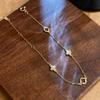 925 Sterling Silver Four-Leaf Clover Openwork Bracelet - Simple, Elegant & Versatile for Women