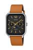 Collection Watch Moon Phase MTP-M305L-1AJF Men's Function, Black/Brown