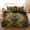 Gothic Style Skull Bedding Sets For Adults Bed Supplies Set Duvet Cover Set With Pillowcases No Filling Luxury Birthday Gifts
