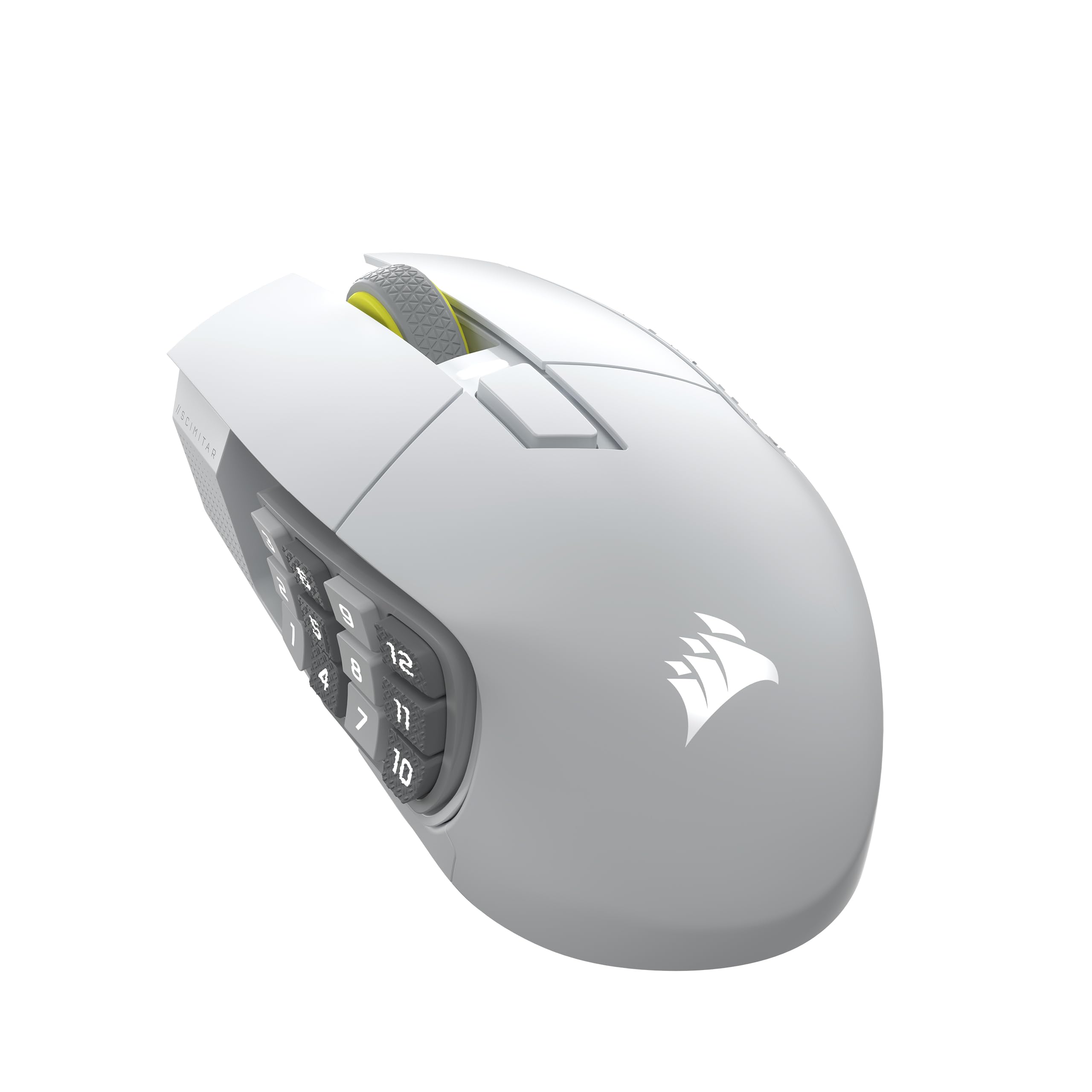 

CORSAIR SCIMITAR ELITE WIRELESS SE Wireless Gaming Mouse with 16 Programmable Ideal for MARKSMAN S 33K Elgato Virtual Stream Wireless White Buttons, білий