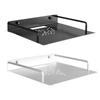 Black/Silver TV Set Top Box Support Rack Single-Layer Storage Shelf Bracket Router Stand  Mini Pc