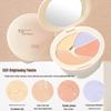 XIXI Long-Lasting Four-Color Concealer for Dark Circles, Blemishes, and Spots - Natural Finish for Student and Party Makeup.