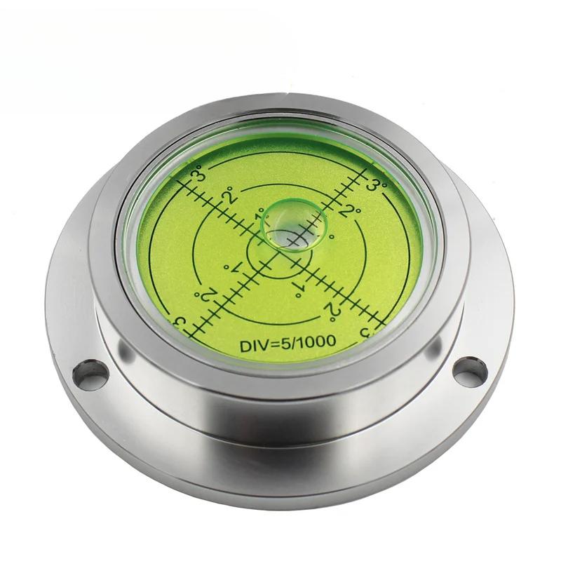 Dia90mm Rund Universal Wasserwaage Blase Perle Blister mit Kappe für Kran Bau Maschinen Leuchtende Optional