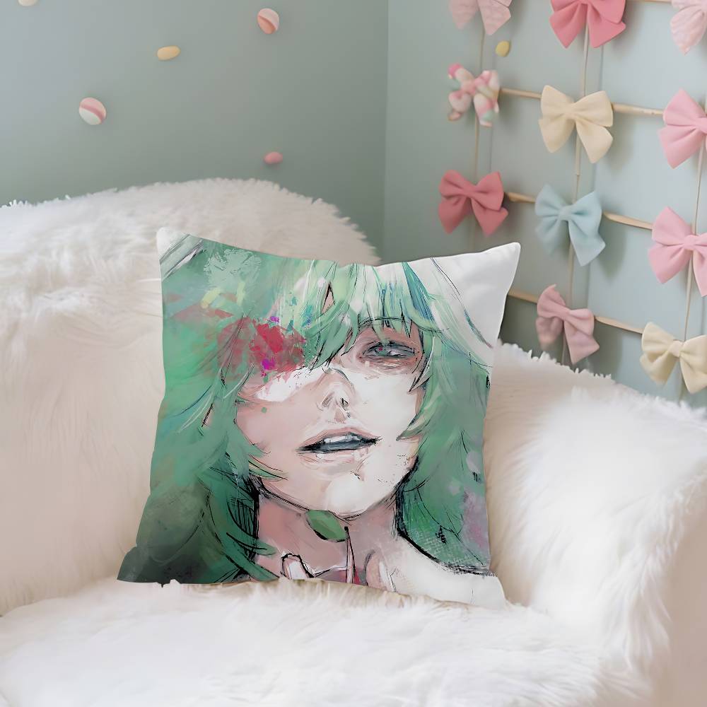 AnimeYYoshimuras Case Plush Fabric Soft Pillowcase Double Sided Print Cushion Cover Household Gifts