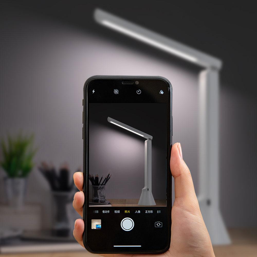 Portable Foldable LED Flashlight Table Desk Light Rechargeable Torch Sensor Table Lamp Reading Light Outdoor Emergency Lantern