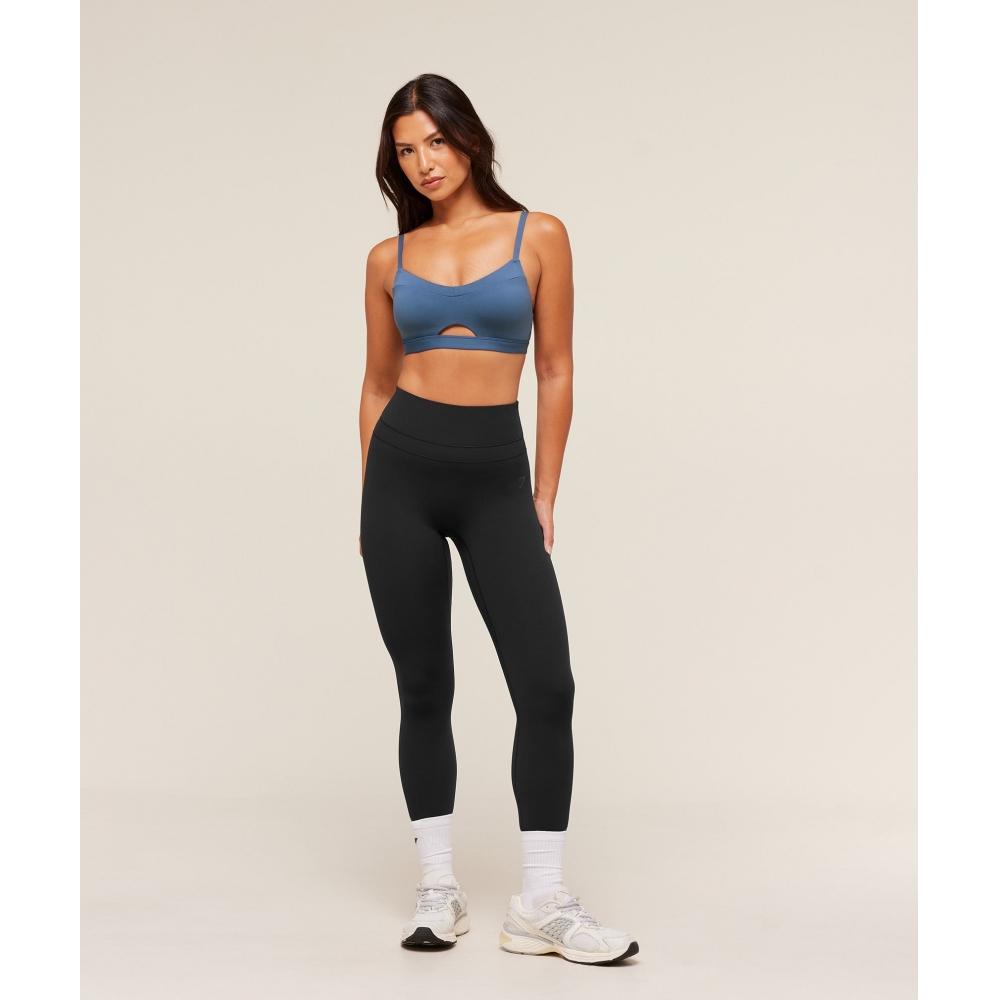 Gymshark Balcony Peekaboo Sports Bra Compound Blue B4b6j Udrk