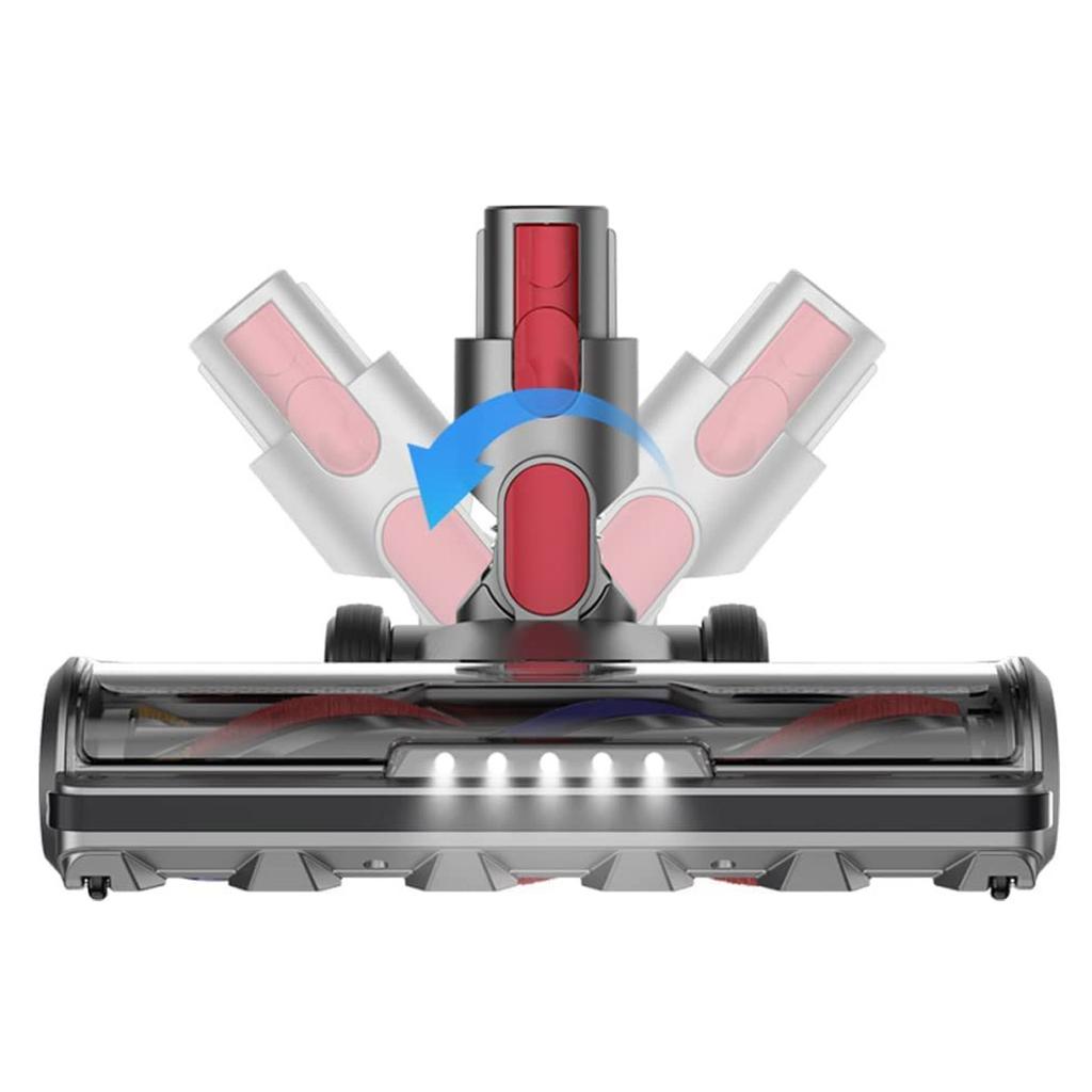 Beş LED ışıklı Dyson V7 V8 V10 V11 V15 Elektrikli Süpürge Başlığı, Halılar Sert Ahşap Zeminler için Uygun Aksesuar